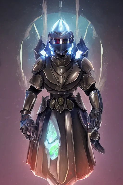 Image similar to helmet armor guardian destiny in witch queen illumination ray tracing hdr fanart arstation by sung choi robot ninja mask and eric pfeiffer and gabriel garza and casper konefal