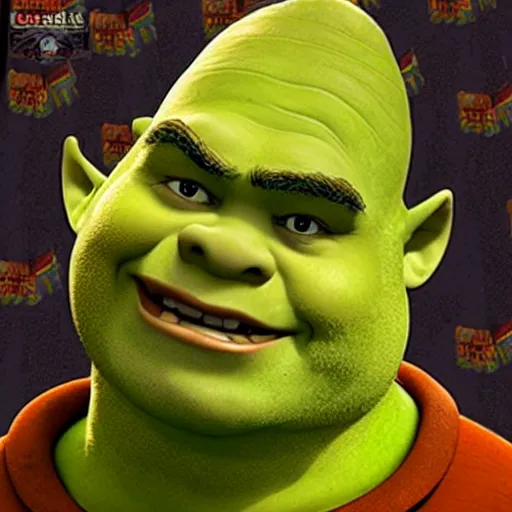 Prompt: Shrek as U.S. President