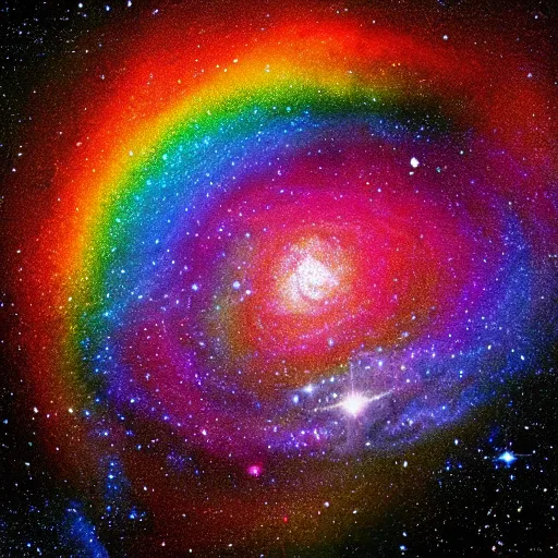 Image similar to rainbow galaxy