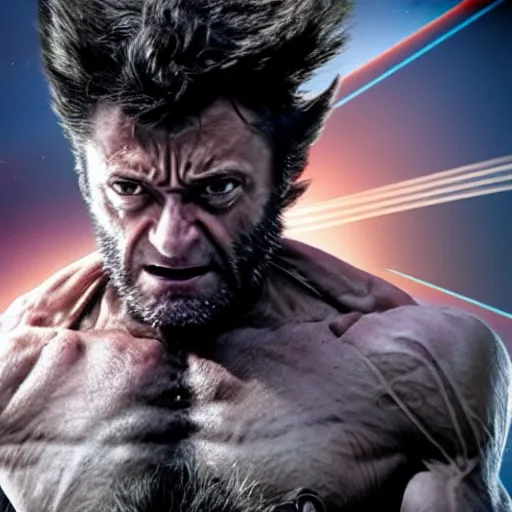 Image similar to Wolverine in space 4k detail