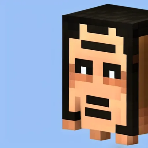 Prompt: Trent Reznor in Minecraft