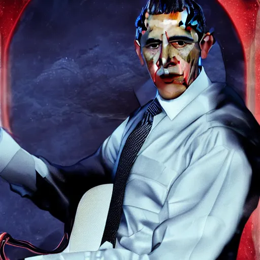 Prompt: barack obama in oblivion