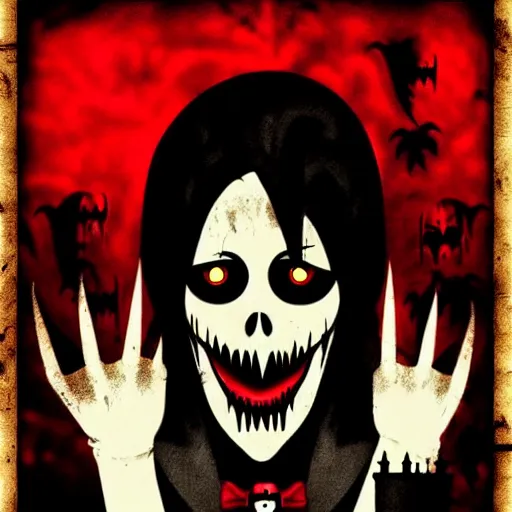 Image similar to dark, gothic, vampire, mcdonalds restaurant, horror movie poster