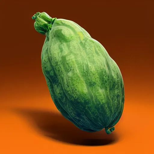 Image similar to cell phone papaya, UHD, hyperrealistic render