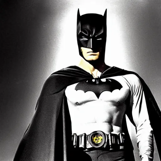 Image similar to young clint eastwood as batman
