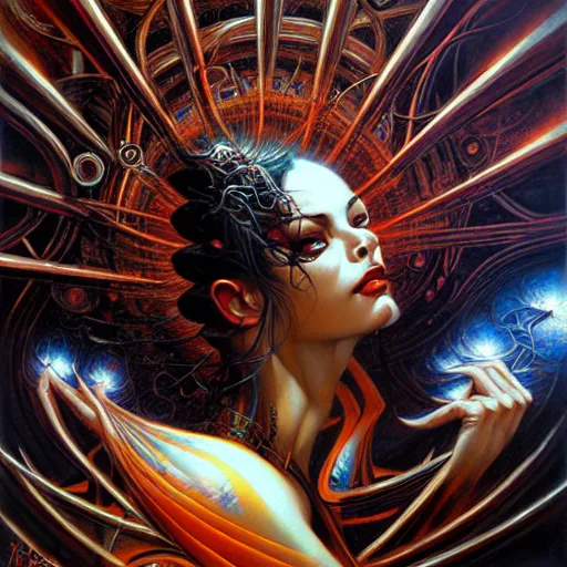 Image similar to Divine Chaos Engine by Karol Bak