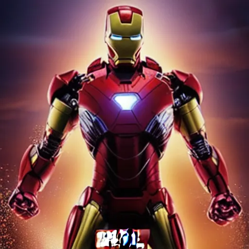 Prompt: marvel iron man is betty white, hero pose but shy, action, adventure, romance, imax 7 0 mm, 4 k