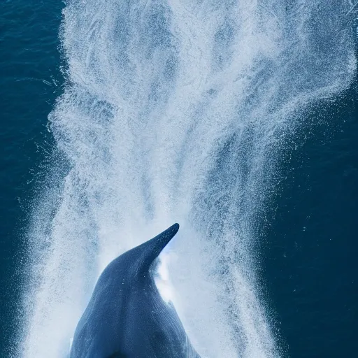 Image similar to portrait photo by national geographic, a stunning blue whale completely covered in a long billowing flowing white sheet, swimming through the ocean, backlit, 4 d, 4 k, volumetric lighting, photorealistic, light ray, hyperdetailed