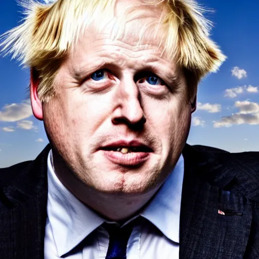 Image similar to Boris Johnson lost in a maze, confused, lost, hyper realistic, 4K
