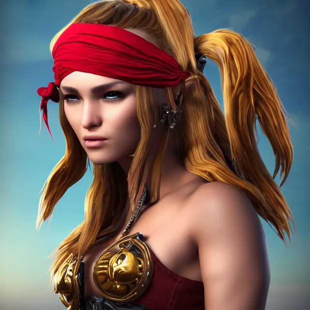 Prompt: perfectly centered portrait, honeypunk pirate, by anne stokes, 8 k uhd, unreal engine 5, highly detailed, professional portrait photography, candid photography
