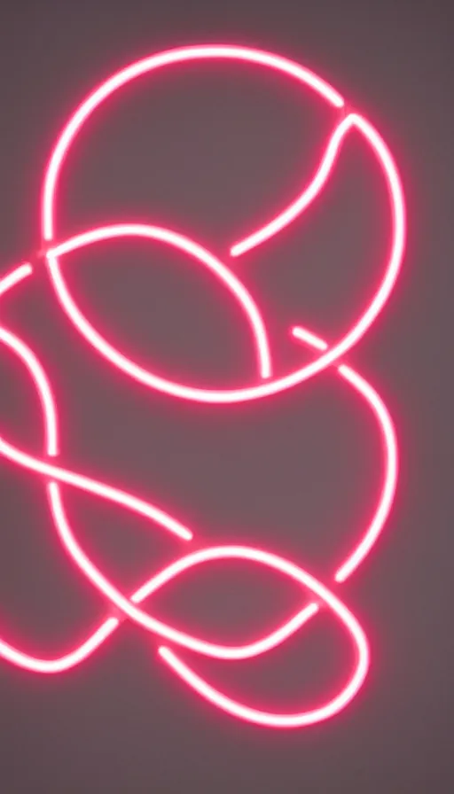 Image similar to a neon infinity sign