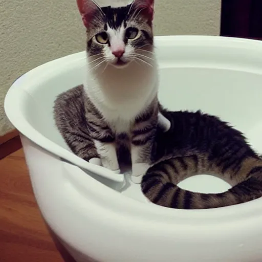 Image similar to cats as liquid