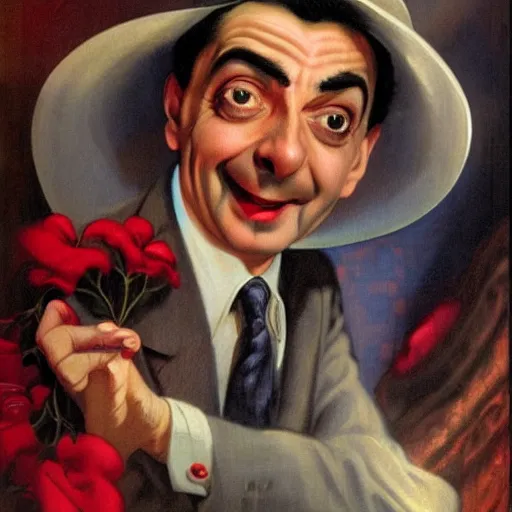 Image similar to Mr Bean by Enoch Bolles