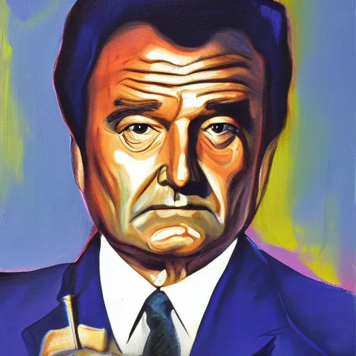 Image similar to painting of Columbo