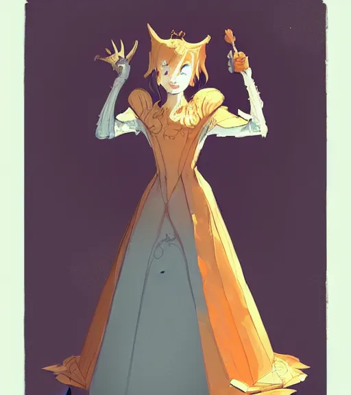 Prompt: portrait of a baroque dress design inspired by pumpkin from fantasy world for queen by atey ghailan, by greg rutkowski, by greg tocchini, by james gilleard, by joe fenton, by kaethe butcher, dynamic lighting, gradient light blue, brown, blonde cream and white color scheme, grunge aesthetic