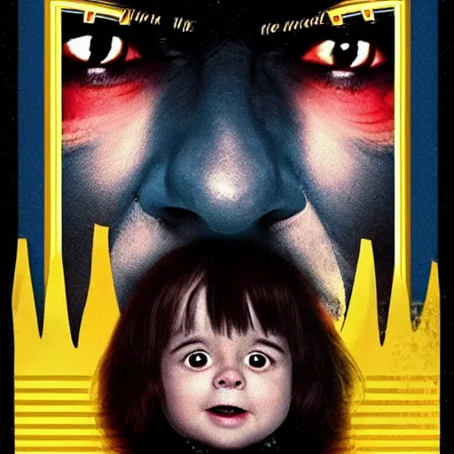 Image similar to poster for “ the shining ” movie