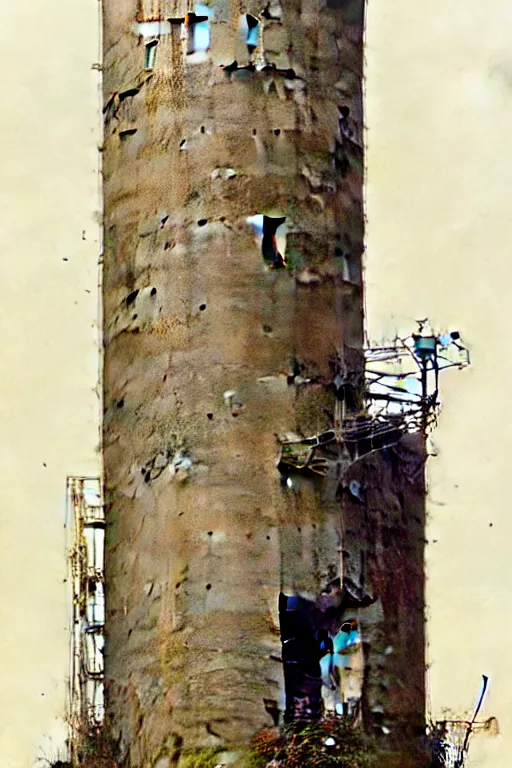 Prompt: (((((a multistory ramshackle silo))))) by Jean-Baptiste Monge!!!!!!!!!!!!!!!!!!!!!!!!!!!