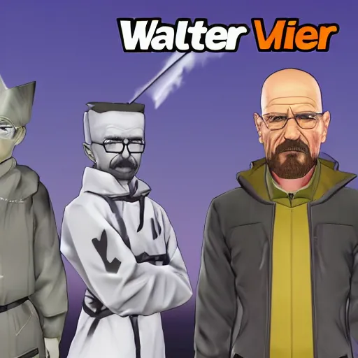 Image similar to walter white vtuber