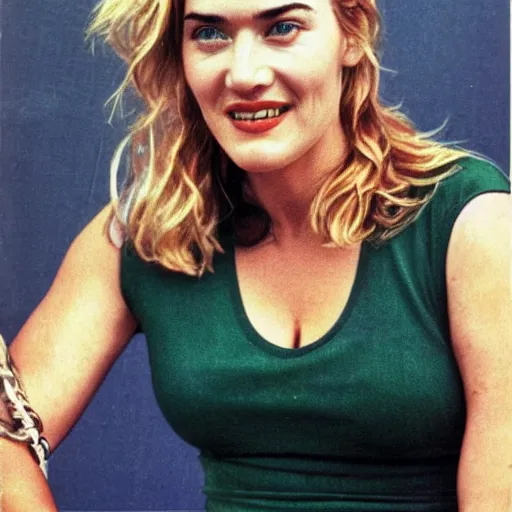 Image similar to kate winslet 1 9 8 0 s action figurine magazine ad photo