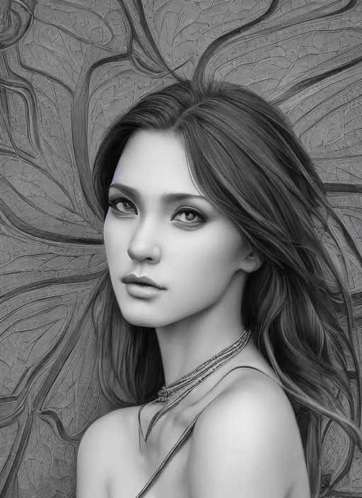 Image similar to photo of a gorgeous young woman in the style of stefan kostic, realistic, sharp focus, 8k high definition, insanely detailed, intricate, elegant, art by stanley lau and artgerm