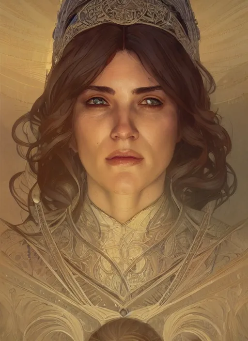 Image similar to beautiful benjamin netanyahu, intricate, elegant, highly detailed, digital painting, artstation, concept art, matte, sharp focus, illustration, art by artgerm and greg rutkowski and alphonse mucha