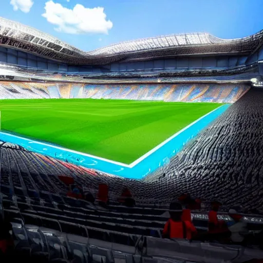 Image similar to Napoli new stadium,