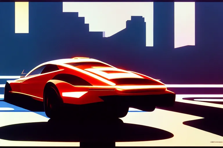 Prompt: a tv show Trending on artstation, painted by Syd Mead, Low key lighting, ultra detailed, 8k