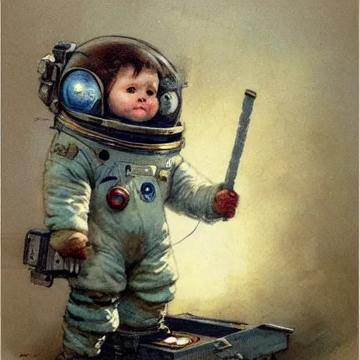 Image similar to (((boy in a retro space suit))) . muted colors. by Jean-Baptiste Monge !!!!!!!!!!!!!!!!!!!!!!!!!!!!!!!!!!!!!!!!