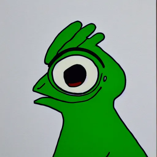 Image similar to the rarest pepe,