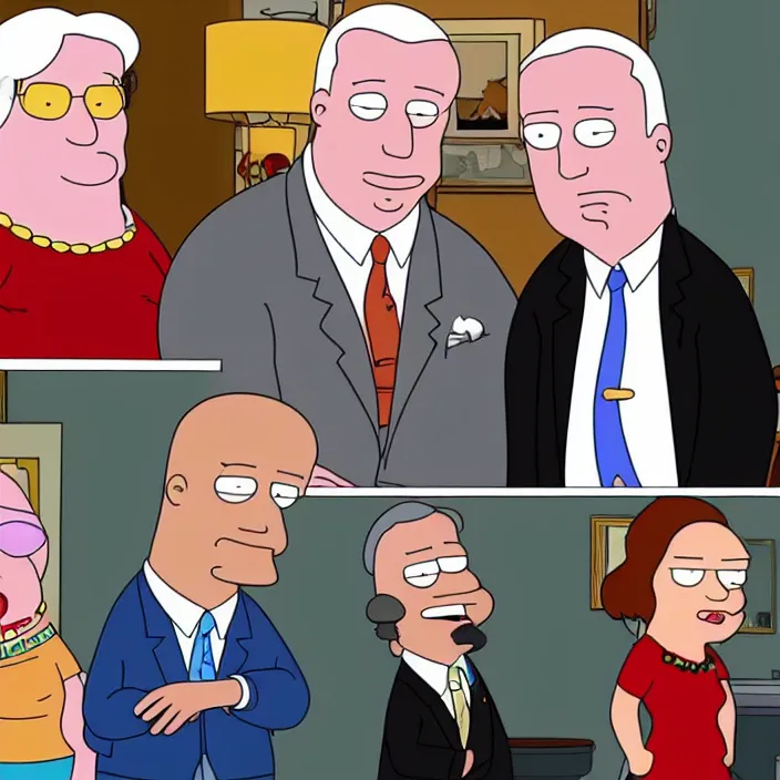 Image similar to joe biden in the tv show family guy