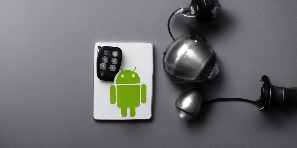 Prompt: i dream of android phones, modern, studio, studio light