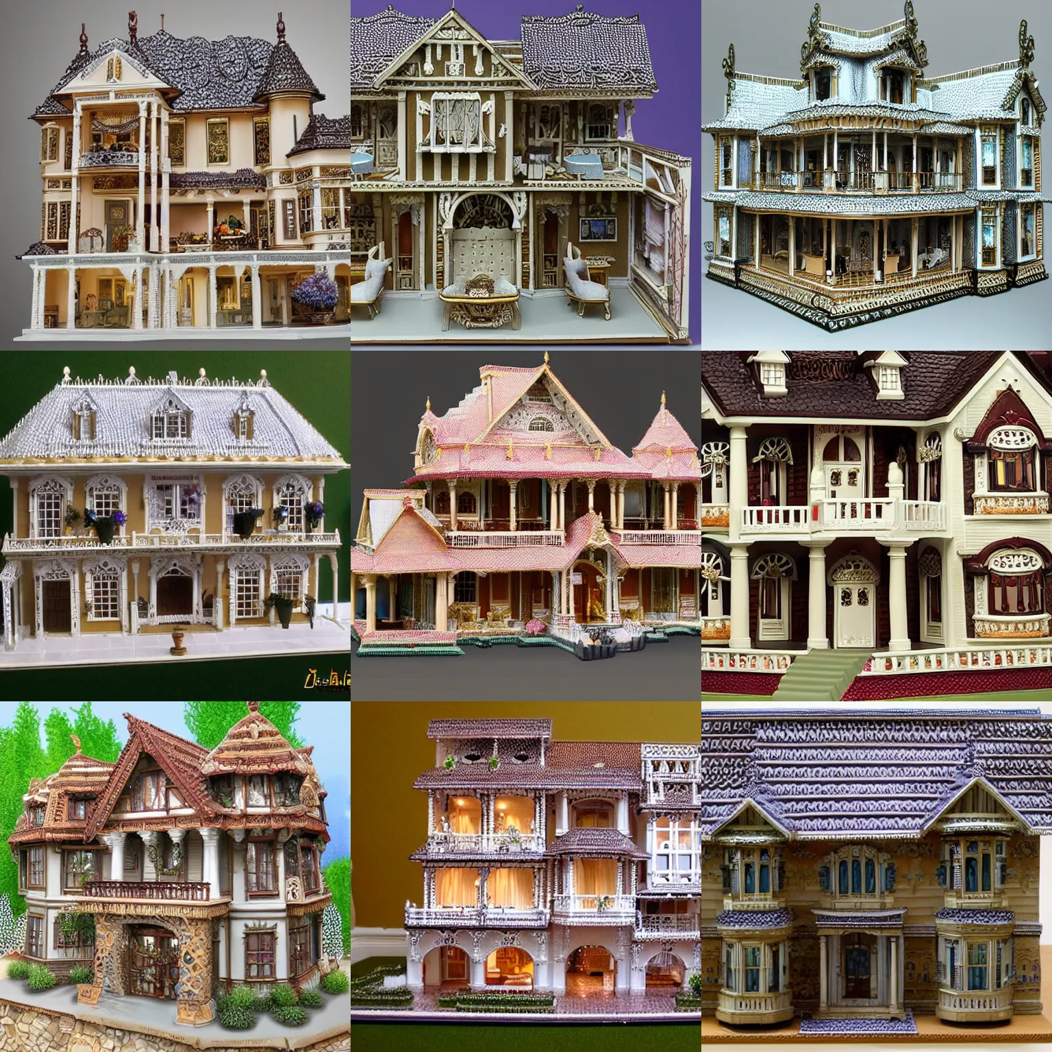 Prompt: Diamond house, very detailed, intricate details, realistic