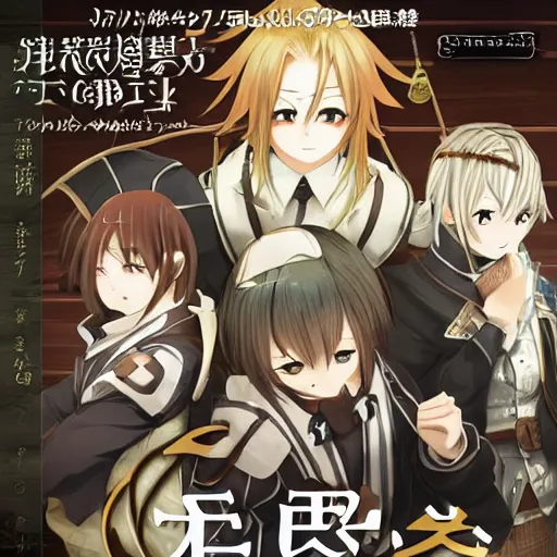 Image similar to mushoku tensei light novel cover,