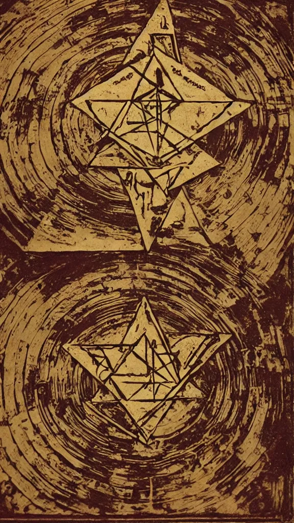 Image similar to sigillum dei, wax discs, by john dee circa 1 5 8 2