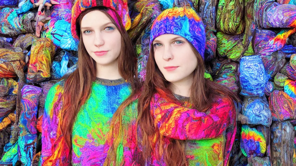 Image similar to psychedelic resourceful fence eel toques