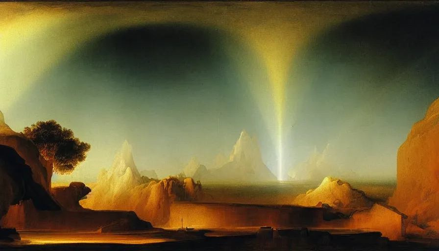 Image similar to the two complementary forces that make up all aspects and phenomena of life, by John Martin