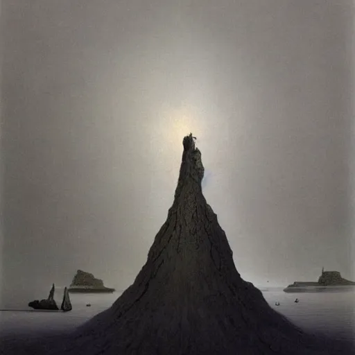 Prompt: Salvador Dali paintings made by Zdzislaw Beksinski