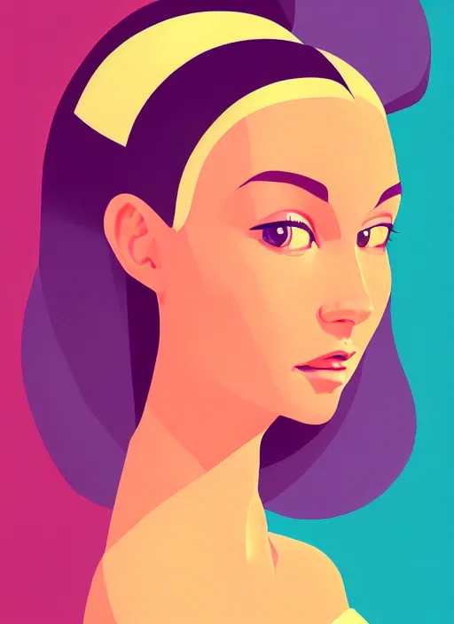 Image similar to a portrait of a pretty young lady by james gilleard