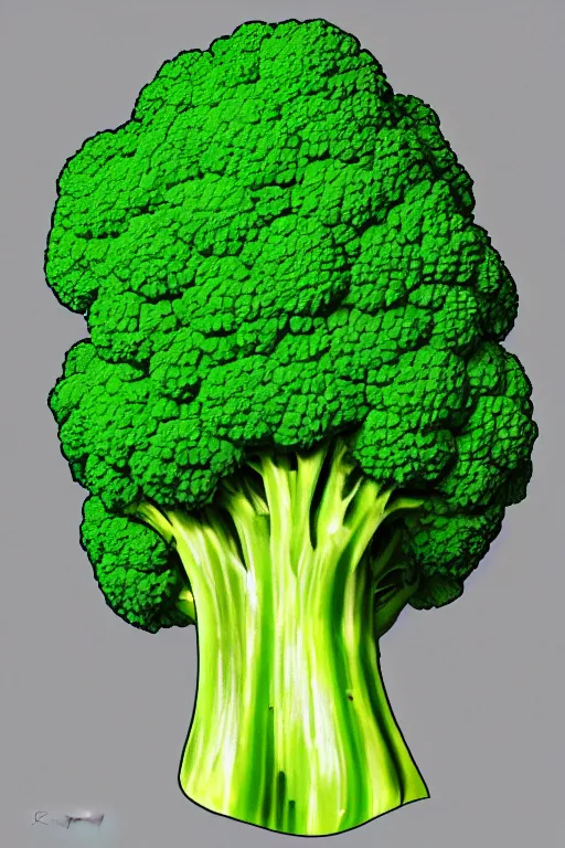 Image similar to ripped broccoli man, highly detailed, digital art, sharp focus, trending on art station