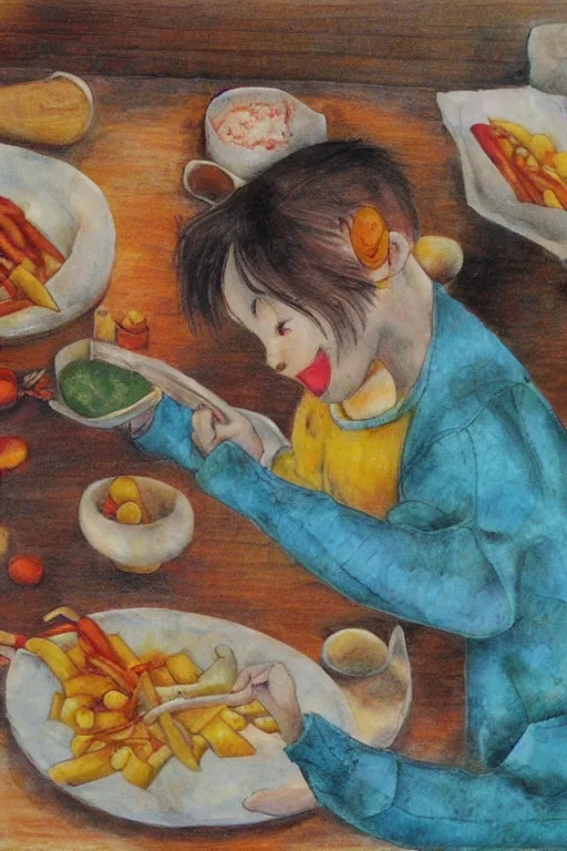 Image similar to tteokbokki by jerry pinkney