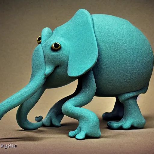 Image similar to frog - elephant creature by steven stahlberg