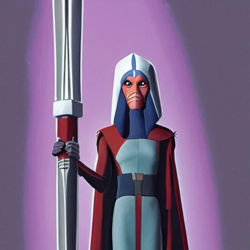 Prompt: ahsoka tano designed by Ralph McQuarrie