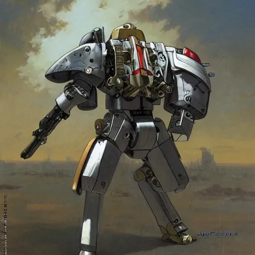 Prompt: ruger revolver redhawk 3 5 7 revolver mobile combat suit firearm rococo robot, smith wesson 6 8 6 mecha android, detailed illustration, concept art, smooth, sharp focus, by gaston bussiere, katsuya terada, nc wyeth, bandai macross box art, canon eos