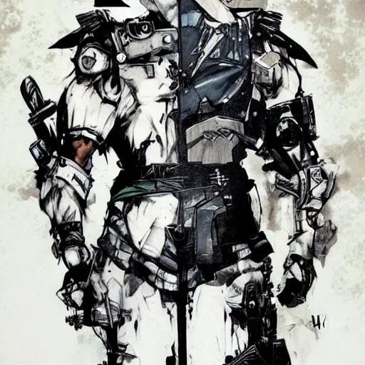 Image similar to Gogol Bordello, Yoji Shinkawa, fullbody