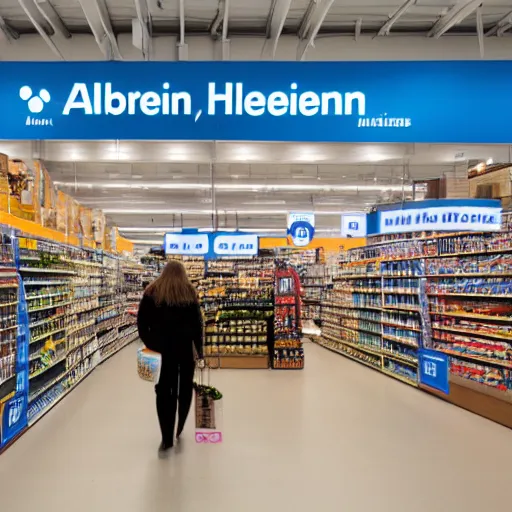 Prompt: albert heijn zelfscan section