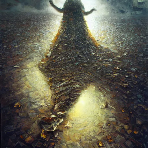 Image similar to Dream of sleepwalker by Mariusz Lewandowski, hyper detailed