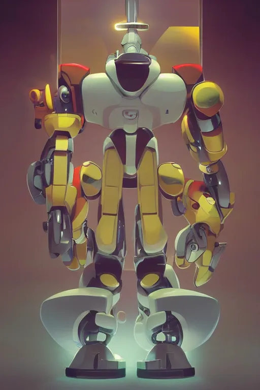 Image similar to metabots medabots medarotto medarot robot minimalist comics, behance hd by jesper ejsing, by rhads, makoto shinkai and lois van baarle, ilya kuvshinov, rossdraws global illumination ray tracing hdr radiating a glowing aura