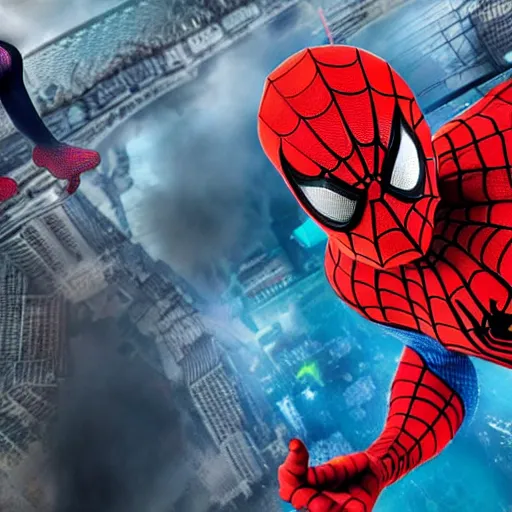 Prompt: Spiderman goes to a rave party and drink himself drunk, Spiderman drinks Viking Fjord vodka straight from the bottle, Spiderman in the moshpit, Realistic, HDR, HD, Real Event, 8K,