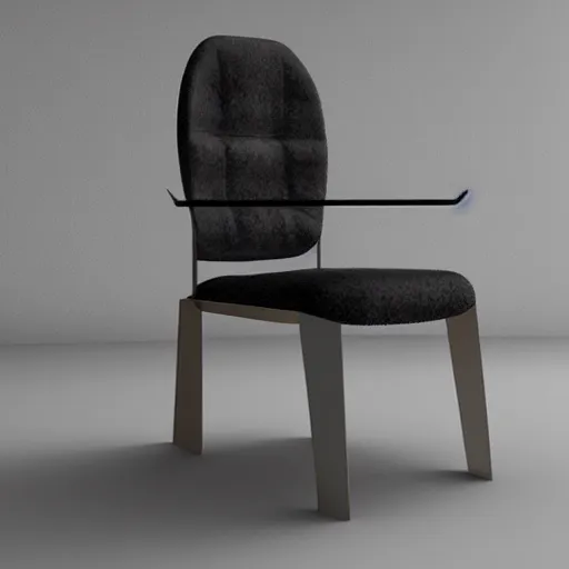 Image similar to dinning chair, futuristic, techno, cyberpunk, product design, 3 d render, concept, fun, swag