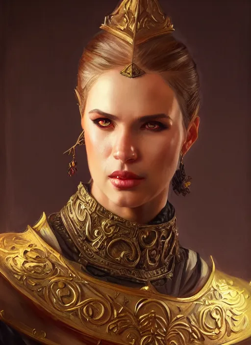 Image similar to a _ fantasy _ style _ portrait _ painting _ of aristocrat oil _ painting _ unreal _ 5 _ daz. _ rpg _ portrait _ extremely _ detailed _ artgerm _ greg _ rutkowski _ greg